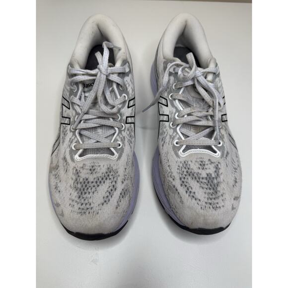 ASICS GEL-Cumulus 23 Running Shoe Womens 9 White Mesh F920121 Low Lace Up Gym - Picture 2 of 10